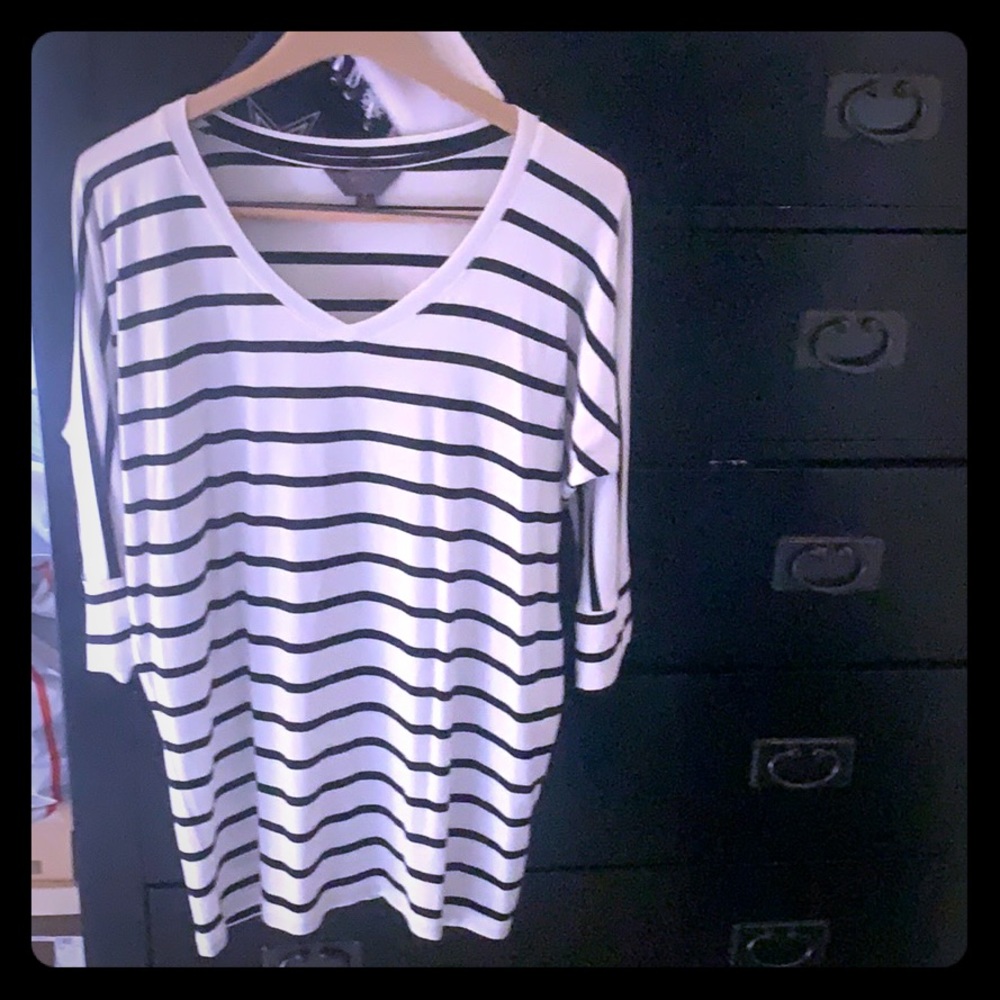 Black & White striped top